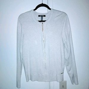 CLASSIC ELLEN TRACY TAN SWEATER, SIZE XL